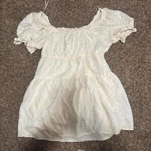 Old Navy Women's White and Cream Dress